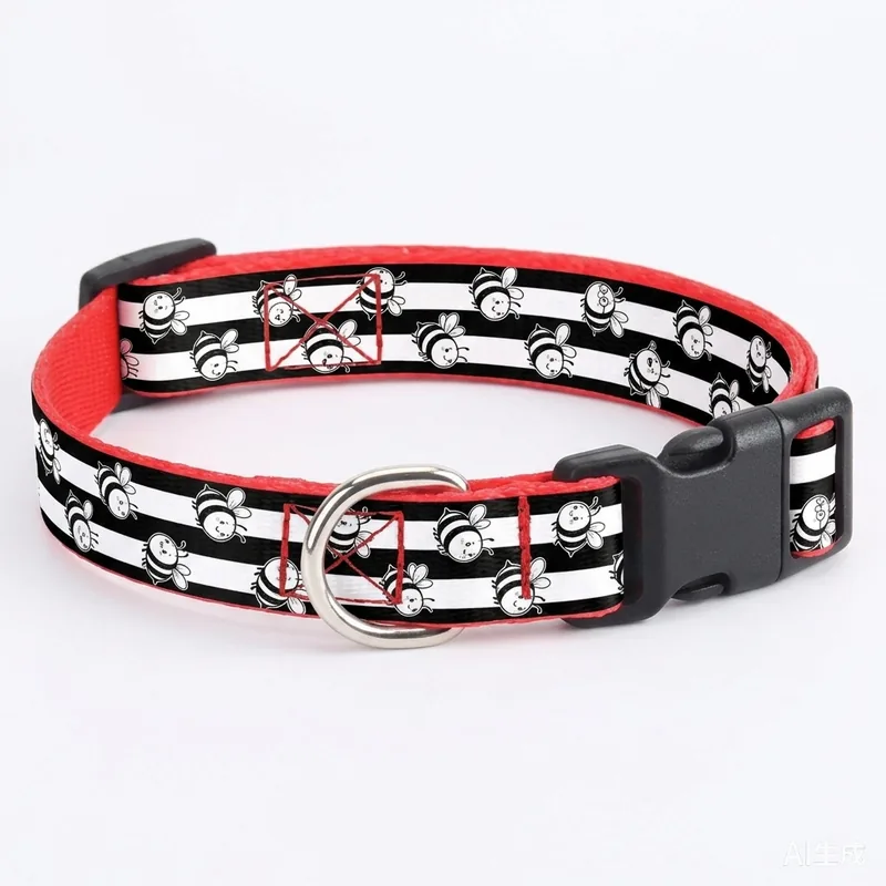 Red / Black / White / Stripe