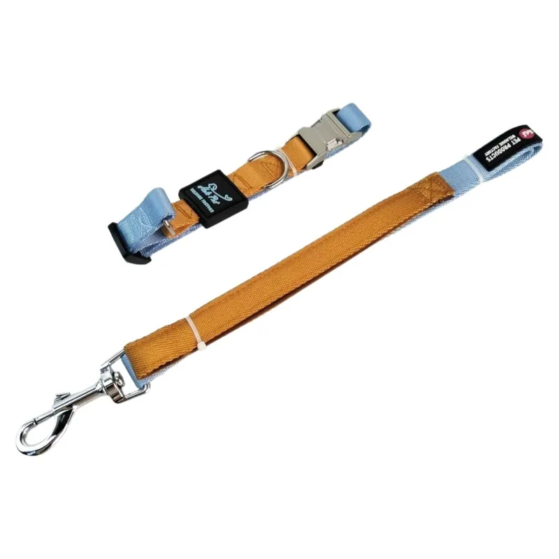 Light Blue / Brown