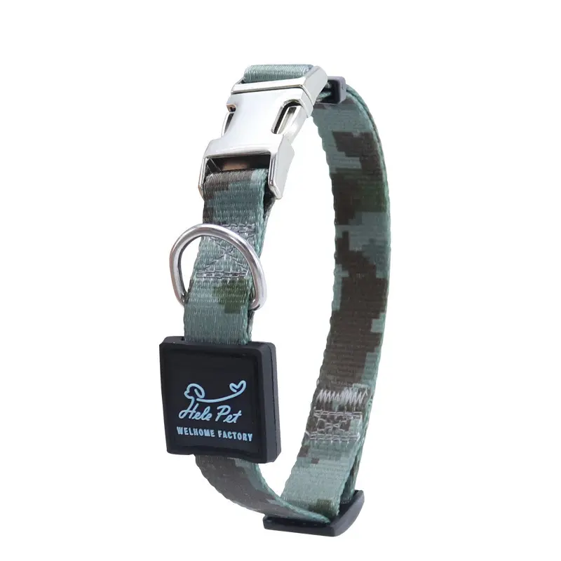Camouflage print C-T01 dog collar thumbnail