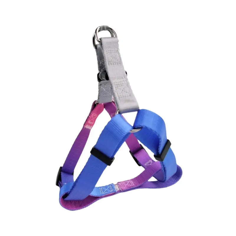 blue and purple ombre gradient dog harness thumbnail