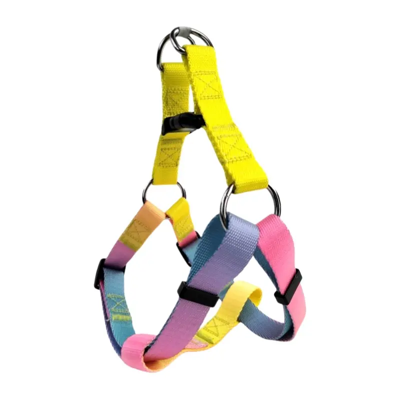 multicolor ombre gradient dog harness thumbnail