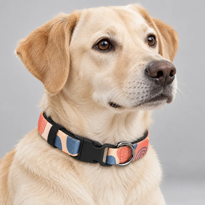 Abstract Print Padded — on-pet product visualization