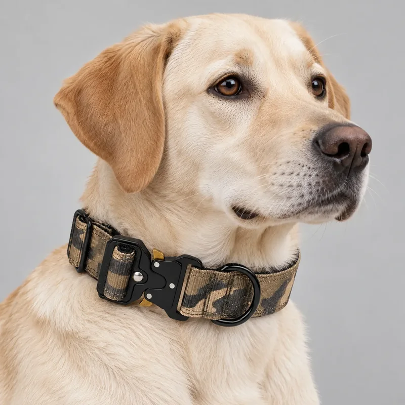 Camouflage Tactical — on-pet product visualization