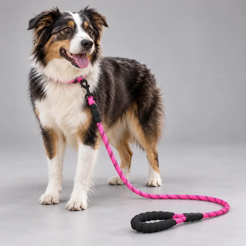 Daily Walking Rope Leash — on-pet product visualization